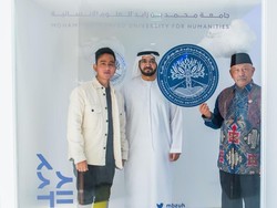 Gibran Sambangi MBZ University di UEA, Bahas Masjid-Islamic Center