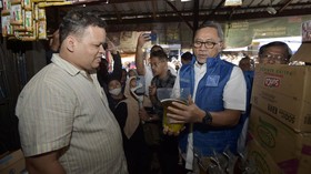 Mendag Tinjau Pasar Induk Gedebage: Tahun Baru Harga Bapok Murah