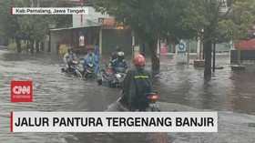VIDEO: Banjir Terjang Kota Pekalongan, Jalur Pantura Tergenang Banjir