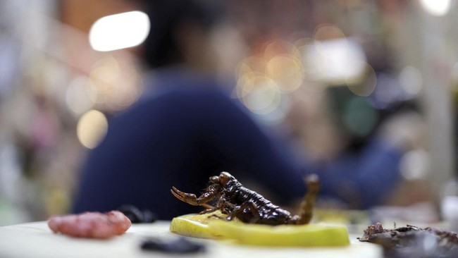 FOTO: Kuliner Daging Rusa hingga Iguana di Pasar San Juan Meksiko