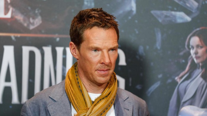 21 April 2022, Berlin: Actor Benedict Cumberbatch is at the photocall of the movie 