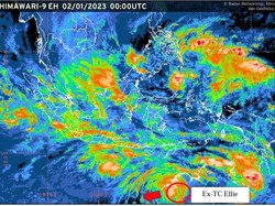 BMKG: Angin Kencang di Bali Akibat Eks Siklon Ellie Menguat