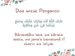 Doa untuk Pengantin Baru Arab dan Latin Agar Pernikahan Berkah