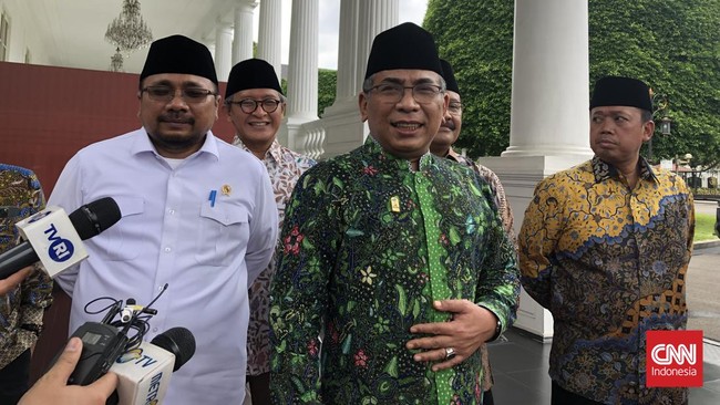 Anak buah Cak Imin juga mengatakan Ketua Umum PBNU dan Menteri Agama itu juga tidak diundang dalam Muktamar PKB di Bali.