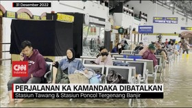 VIDEO: Perjalanan Kereta Api Kamandaka Dibatalkan