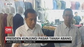 VIDEO: Presiden Kunjungi Pasar Tanah Abang