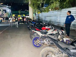 Polisi Amankan 25 Motor Knalpot Brong di Labuan Bajo