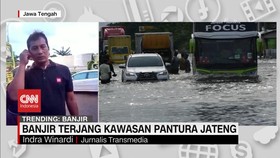 VIDEO: Banjir Terjang Kawasan Pantura Jateng
