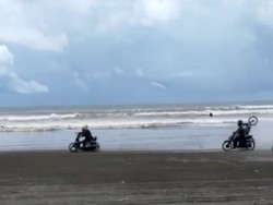 Adu Cepat Motor di Pesisir Ujunggenteng Berujung Kaki Pembalap Remuk