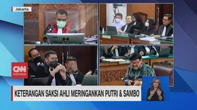 VIDEO: Keterangan Saksi Ahli Meringankan Putri & Sambo