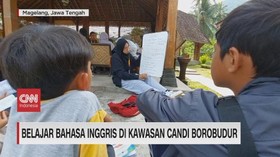 VIDEO: Belajar Bahasa Inggris di Kawasan Candi Borobudur