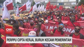 VIDEO: Perppu Cipta Kerja, Buruh Kecam Pemerintah