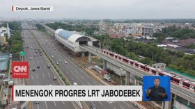 VIDEO: Menengok Progres LRT Jabodebek