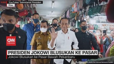 img-title VIDEO: Presiden Jokowi Blusukan ke Pasar