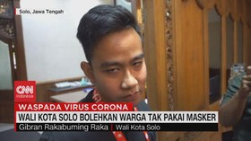 VIDEO: Wali Kota Solo Bolehkan Warga Tak Pakai Masker