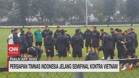 VIDEO: Persiapan Timnas Indonesia Jelang Semifinal Kontra Vietnam
