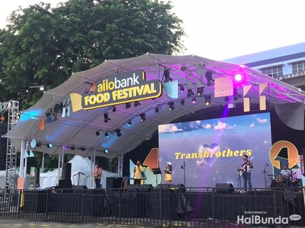 7 Potret Keseruan Allo Bank Food Festival Traktir Sekantor, Jajan Enak Bun!