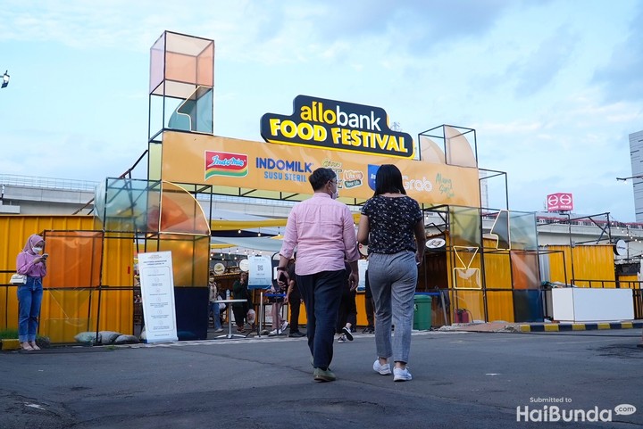 Potret Keseruan Allo Bank Food Festival