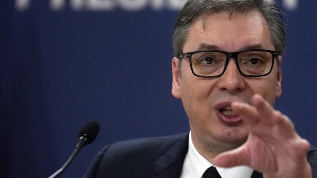 Presiden Serbia, Aleksandar Vucic, mengungkapkan rasa waswas dan prediksinya bahwa dunia bisa semakin suram di 2023.