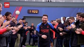VIDEO: Messi Kembali ke PSG, Ditendang Neymar dan Dapat Aplaus