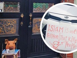 Islamofobia! Warga Korsel Taruh 3 Kepala Babi Guling di Depan Masjid