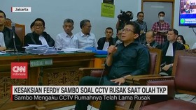 VIDEO: Kesaksian Ferdy Sambo Soal CCTV Rusak Saat Olah TKP
