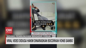 VIDEO: Viral Video Diduga Hakim Dinarasikan Bocorkan Vonis Sambo