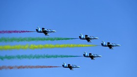 FOTO: Gegap Gempita Parade Militer Junta Myanmar