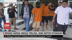 VIDEO: Serang Warga Hingga Terluka, Geng Motor Ditangkap