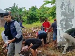 Rp 25,5 M Berserakan gegara Mobil Pengangkutnya Terbalik di Sumbar