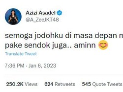 Curhat di Twitter, Zee JKT48 Ingin Jodohnya Makan Nasi Padang Pakai Sendok