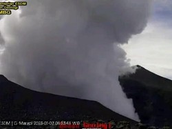 BKSDA Sebut 20 Pendaki Sudah Turun dari Puncak Marapi yang Erupsi