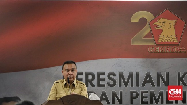 Partai Gerindra menegaskan tetap menolak usulan sistem proporsional tertutup atau mencoblos partai yang diusulkan PDIP di Pemilu 2024.