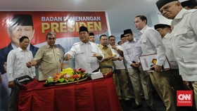 FOTO: Prabowo Resmikan Kantor Badan Pemenangan Presiden Gerindra