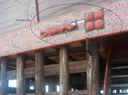 Ini Makna Ornamen Mirip Cicak di Rumah Adat Batak