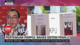VIDEO: Pertemuan 8 Parpol DPR Bahas Sistem Pemilu