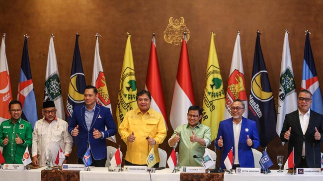 Delapan partai politik pemilik kursi DPR tidak ingin Pemilu 2024 dilakukan dengan sistem proporsional tertutup atau coblos partai bukan caleg.