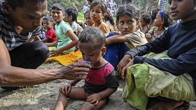 FOTO: 184 Pengungsi Rohingya Kembali Terdampar di Pesisir Aceh