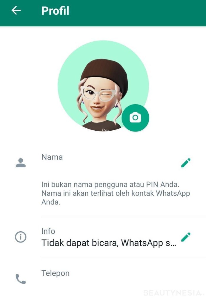 Cara Mengubah Stiker Avatar Menjadi Foto Profil