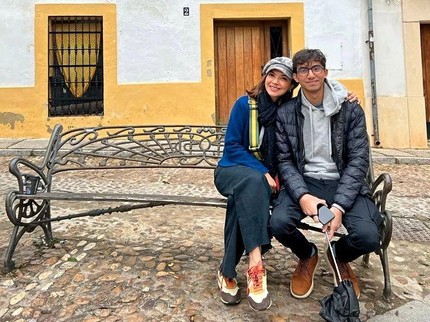 Potret Najwa Shihab Liburan Bareng Suami dan Anak di Spanyol hingga Inggris