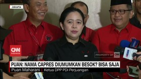 VIDEO: Puan: Nama Capres Diumumkan Besok? Bisa Saja