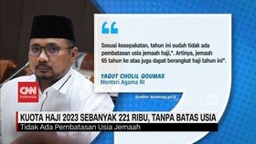 VIDEO: Kuota Haji 2023 Sebanyak 221 Ribu, Tanpa Batas Usia