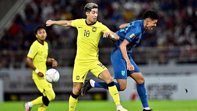 Timnas Malaysia harus kehilangan lima pemain bintangnya jelang melawan Thailand di Piala AFF 2024.