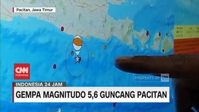VIDEO: Gempa Magnitudo 5,6 Guncang Pacitan