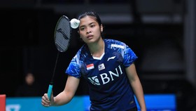 Gregoria Ciamik, Kalahkan Unggulan 4 di Indonesia Masters 2023