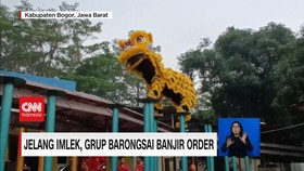 VIDEO: Jelang Imlek, Grup Barongsai Banjir Order