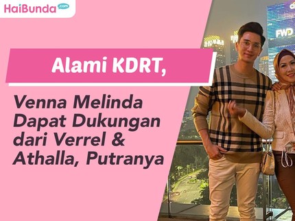 Alami KDRT, Venna Melinda Dapat Dukungan dari Verrell & Athalla, Putranya