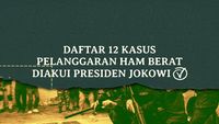 INFOGRAFIS: 12 Kasus Pelanggaran HAM Berat Yang Diakui Presiden Jokowi ...