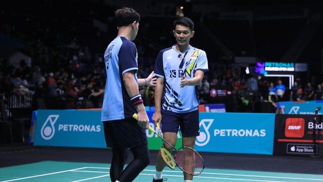 Fajar Alfian/Muhammad Rian Ardianto berhasil lolos ke babak perempat final Malaysia Open 2023 usai mengalahkan ganda Jerman, Mark Lamsfuss/Marvin Seidel.