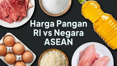 INFOGRAFIS: Perbandingan Harga Pangan RI vs Negara ASEAN